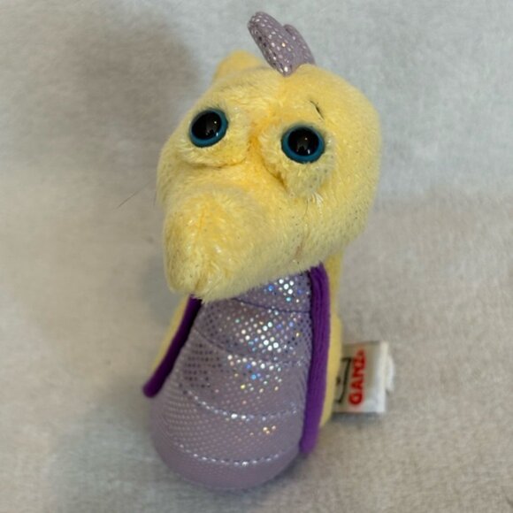 Ganz Webkinz LILKINZ  SEAHORSE Plush 7” No Code Yellow Purple Sparkly HS507 - Picture 3 of 13